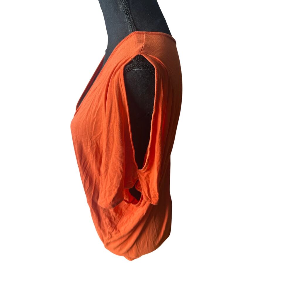 Trina Turk Nomad Orange Coverup Dress S Beaded Caftan Swim Resort Chic - Picture 3 of 7